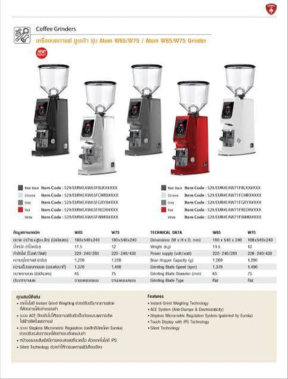 Eureka Atom W 75 Coffee Grinder